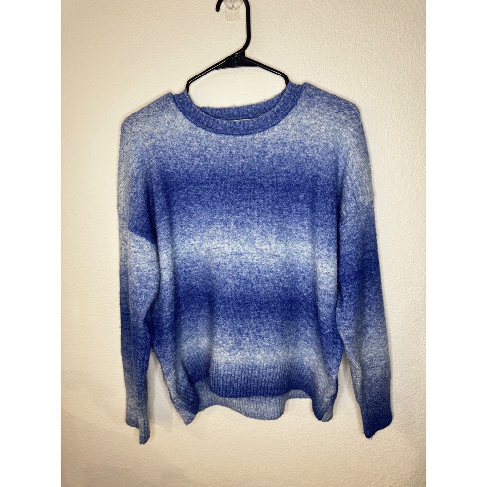 OLD NAVY Womens‎ XS Go Recycled Ombre Blue Marled Knit Sweater
